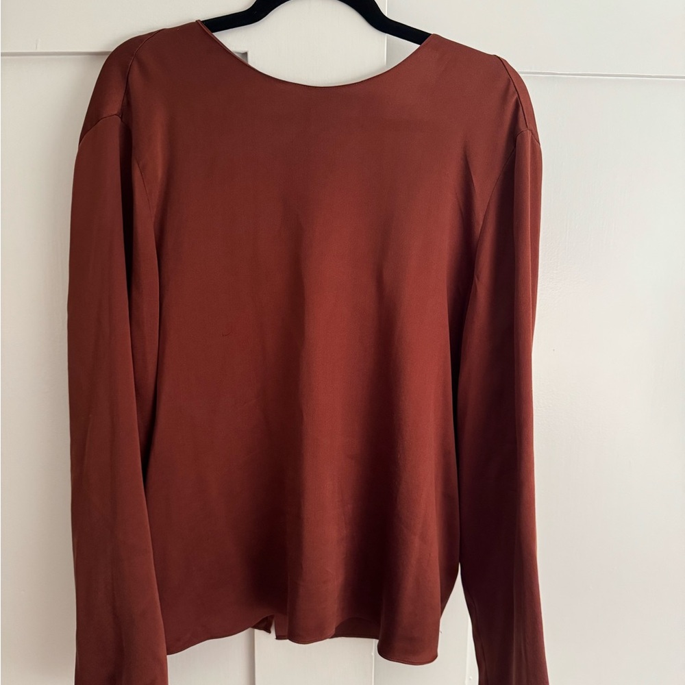 Vince Silk Brown Top